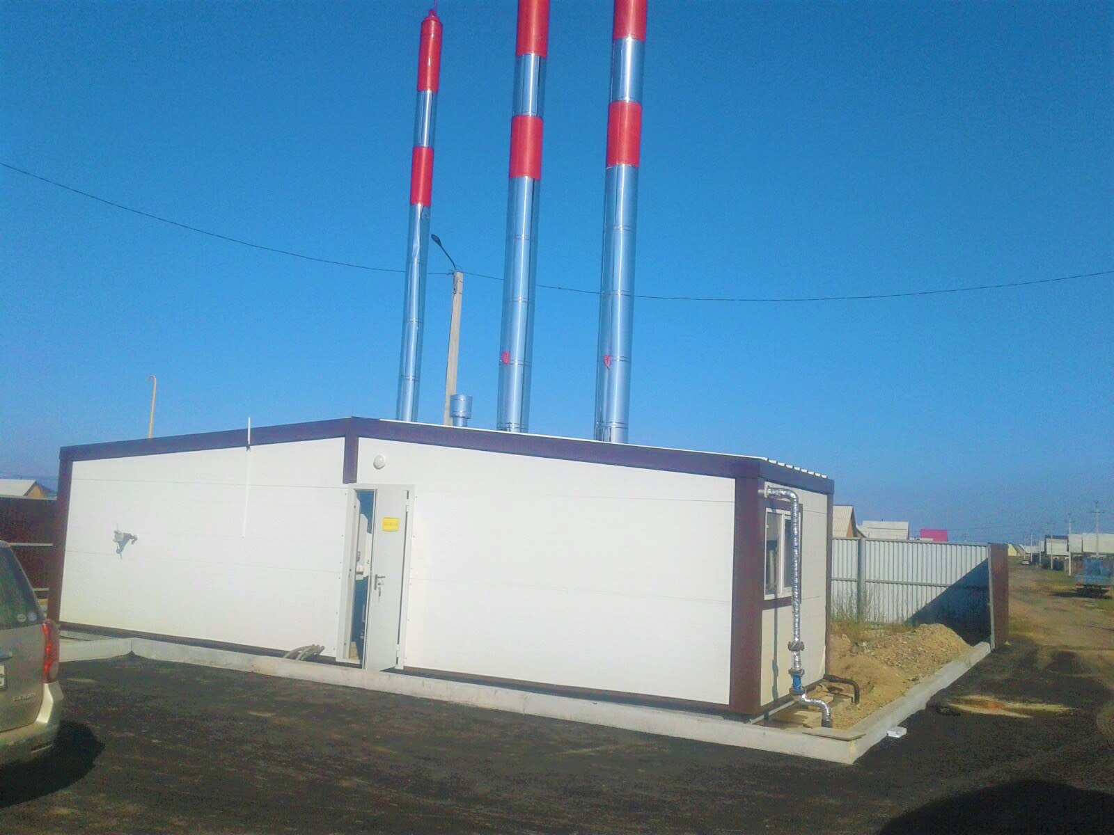 Газовый котёл в котельной
